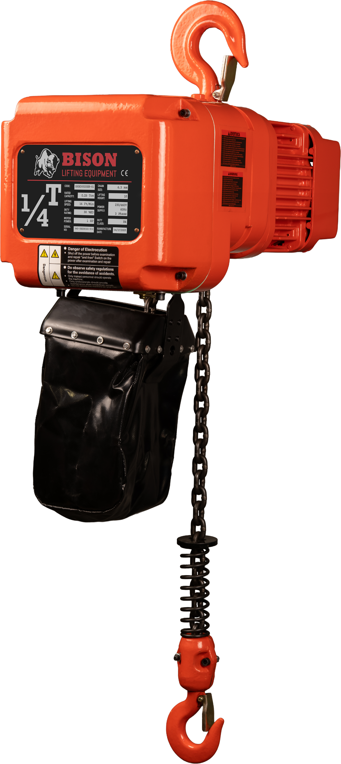 Picture of 1/4 Ton Three Phase Hoist