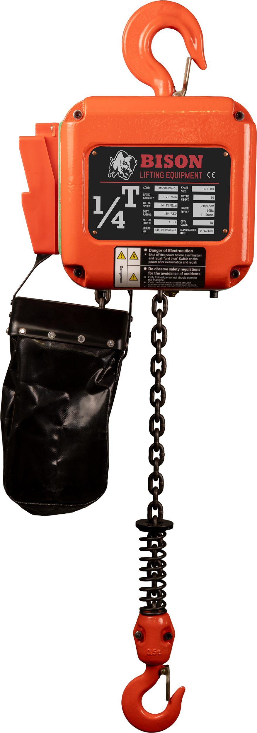Picture of 1/4 Ton Three Phase Hoist