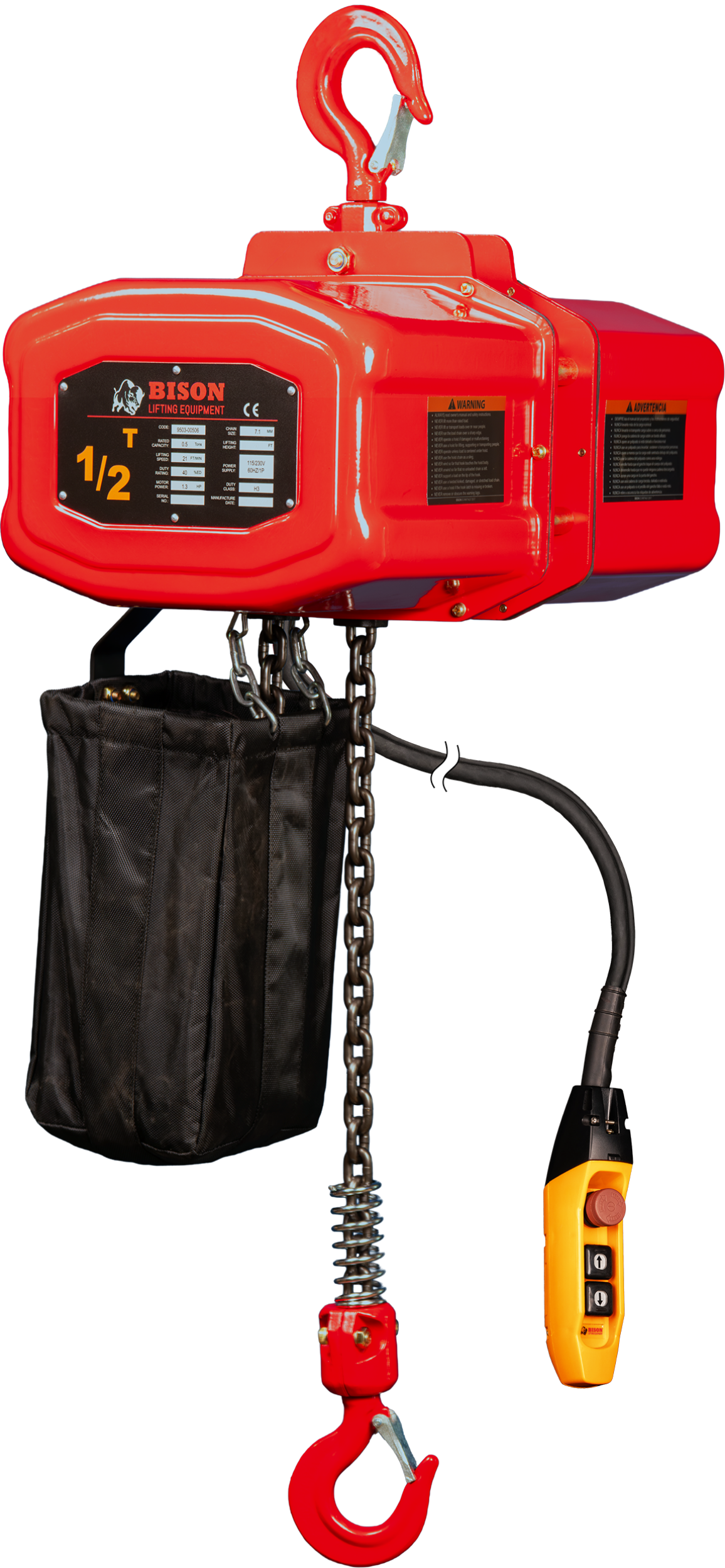 Picture of 1/2 Ton Single Phase Hoist  