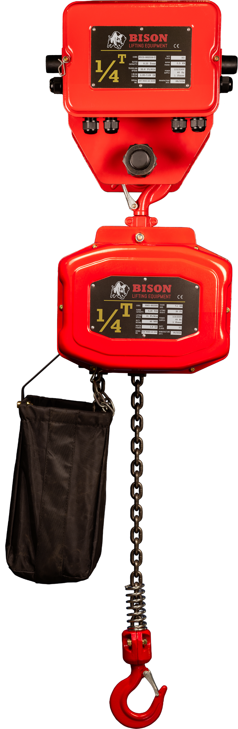 Picture of 1/4 Ton Hoist + Trolley 